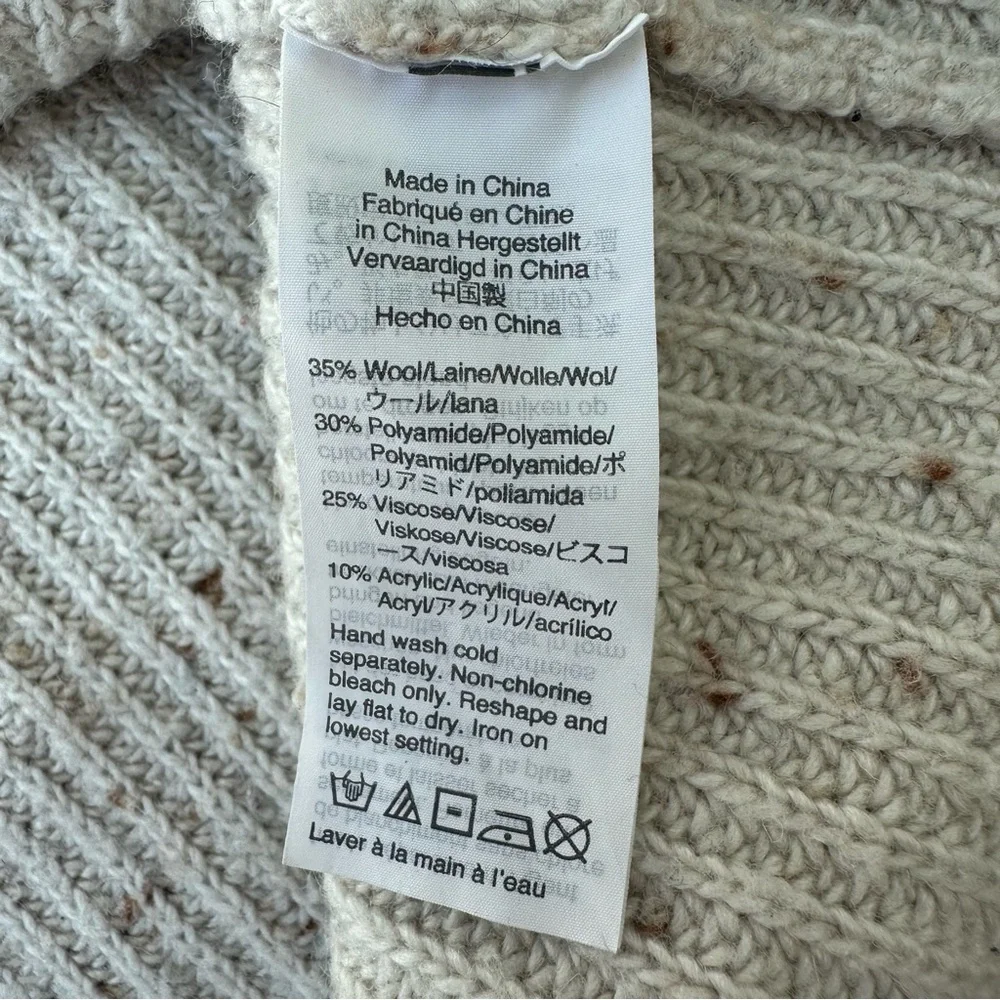 Madewell Speckled Ribbed Sweater Dress | Small - Picture 11 of 12